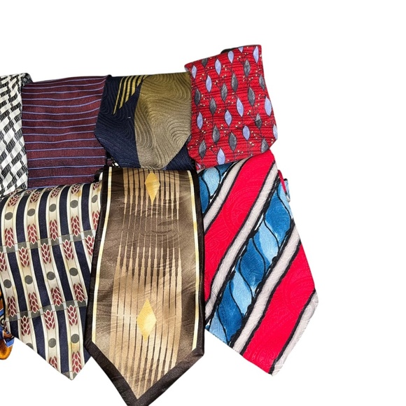 Vintage retro Ties lot 10 neckties - Picture 2 of 6